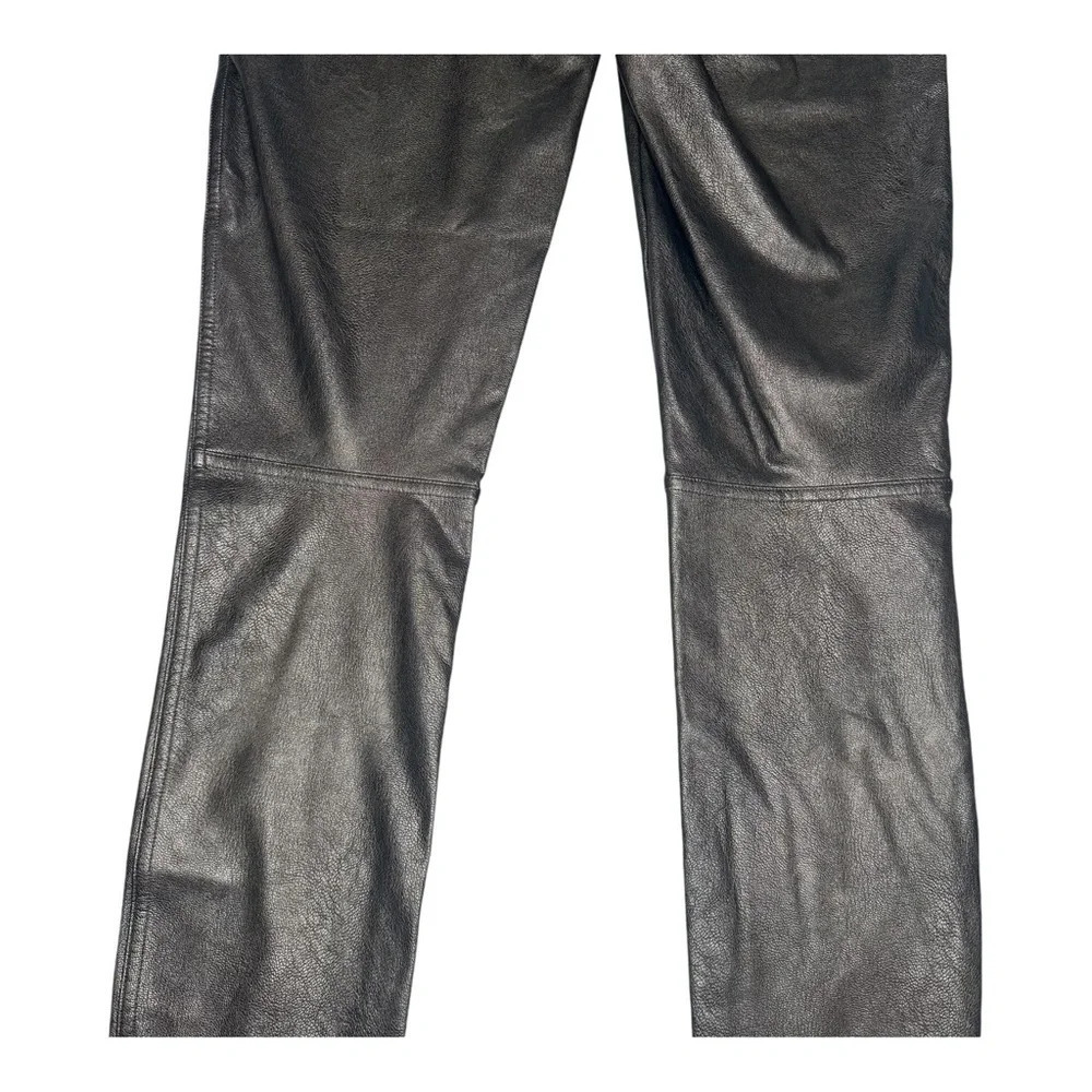 SPANX Women's Leather Like Ankle Skinny Pants in Black. Sz: XS - Picture 5 of 9